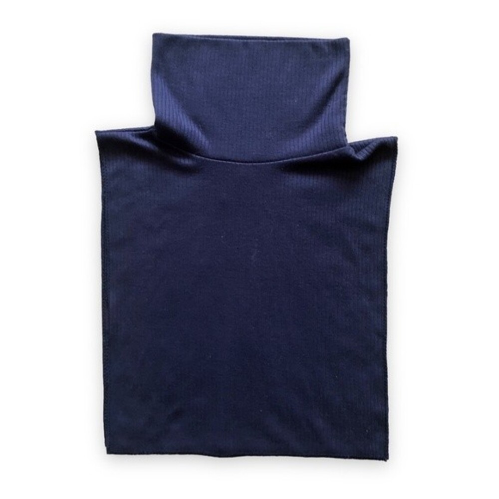 Vintage Successeries Inc Blue Ribbed Turtleneck Dickie Layering